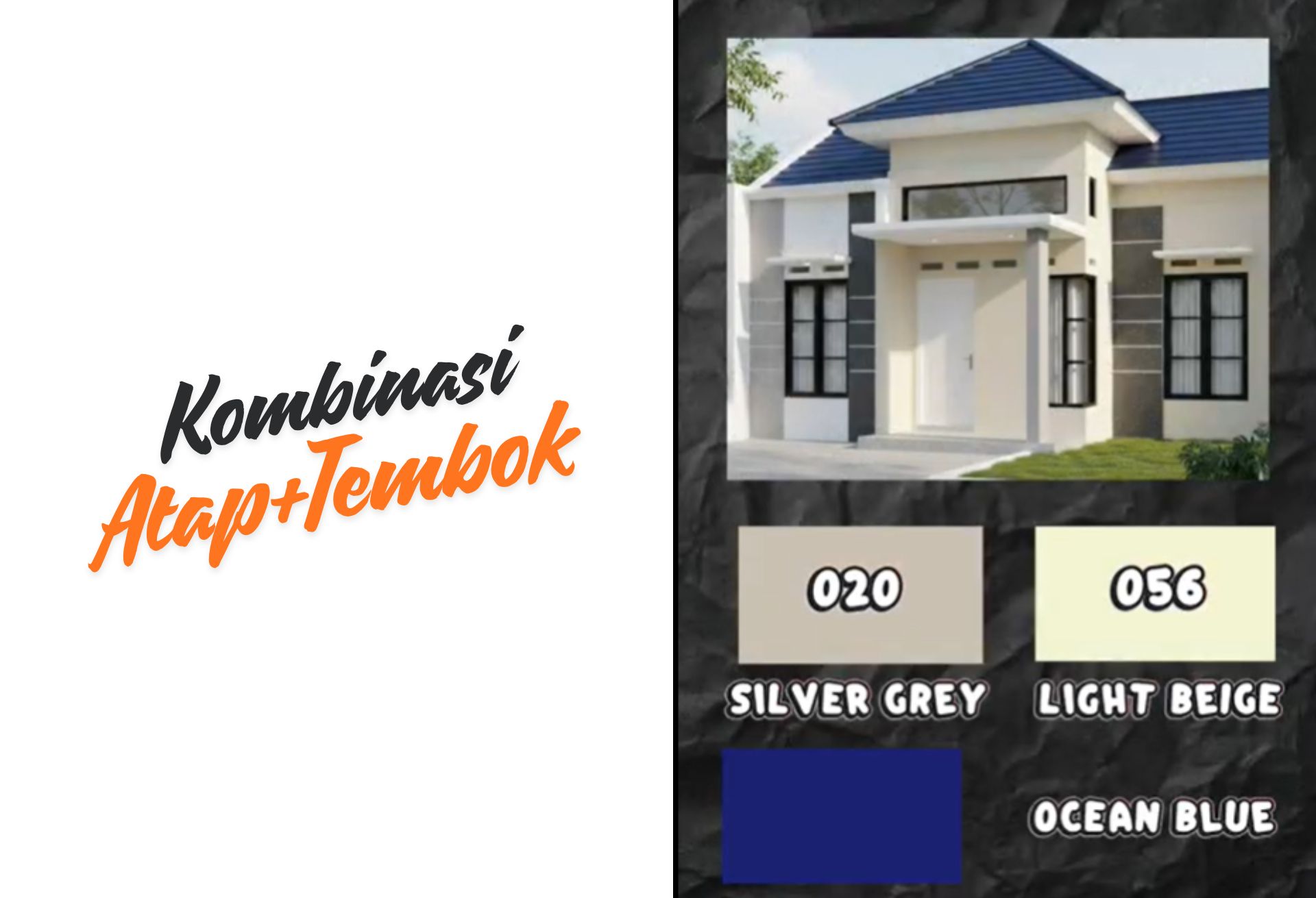 Inspirasi Perpaduan Warna Atap dan Dinding Rumah yang Serasi dan Menawan